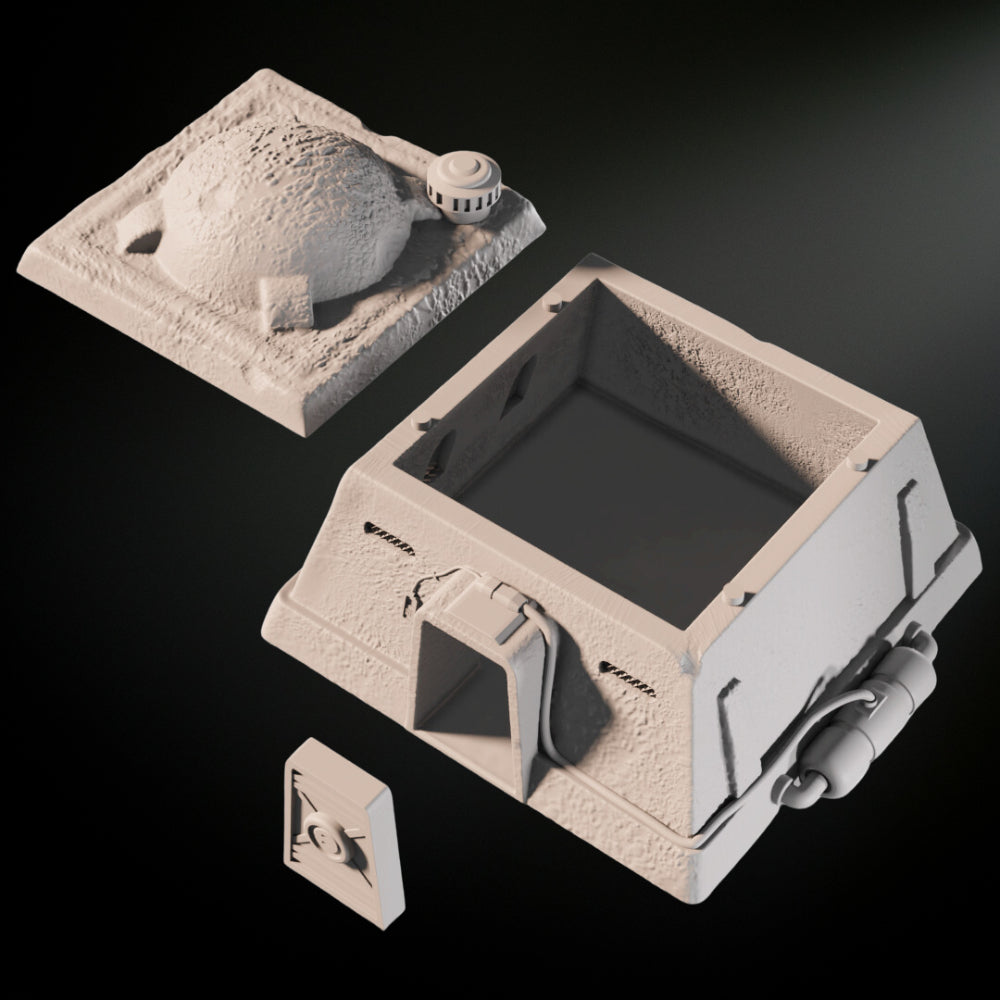 Sci-Fi Desert House I - Tabletop Terrain