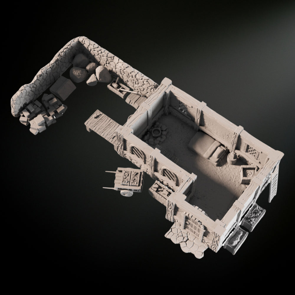 Medieval Mason House - Tabletop Terrain