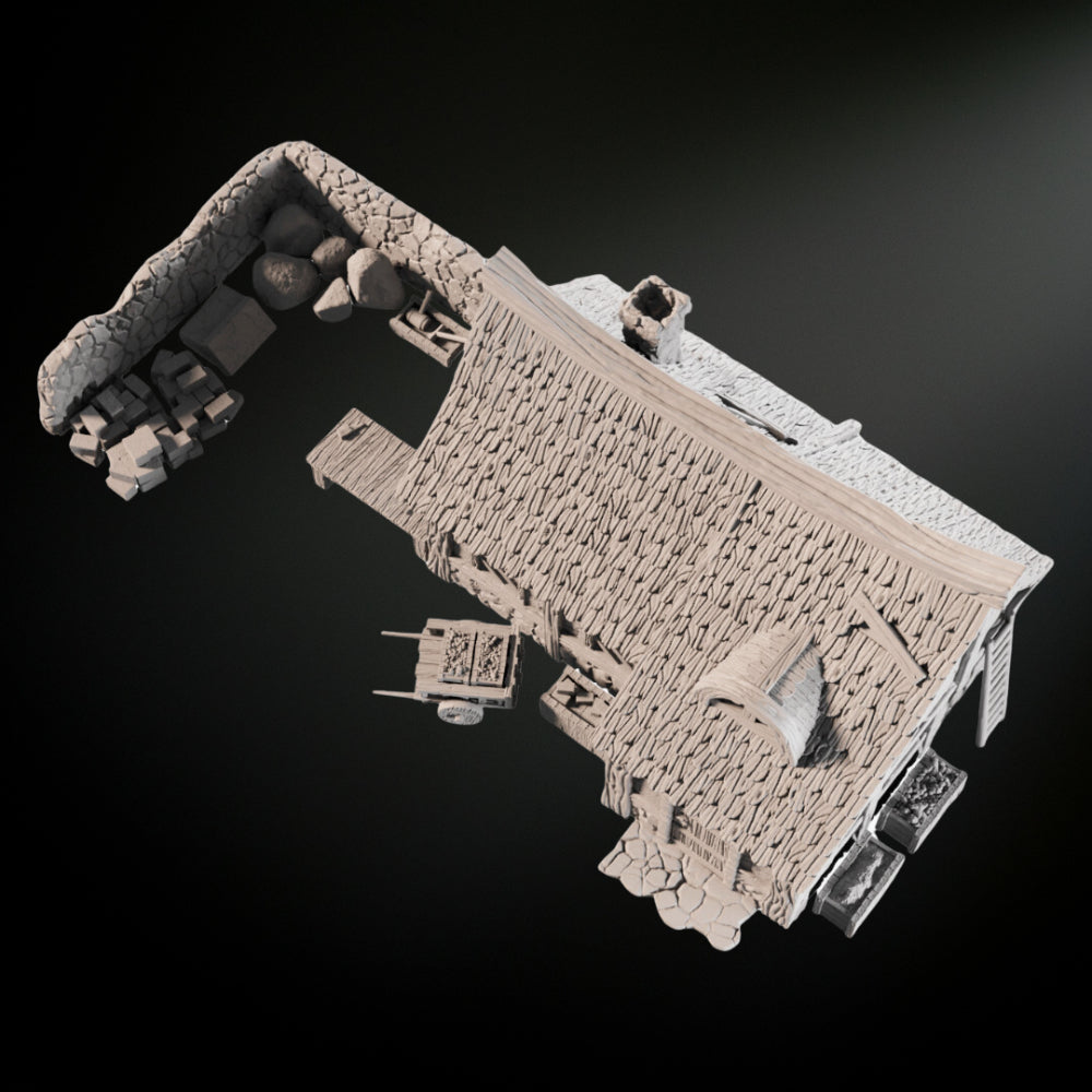 Medieval Mason House - Tabletop Terrain