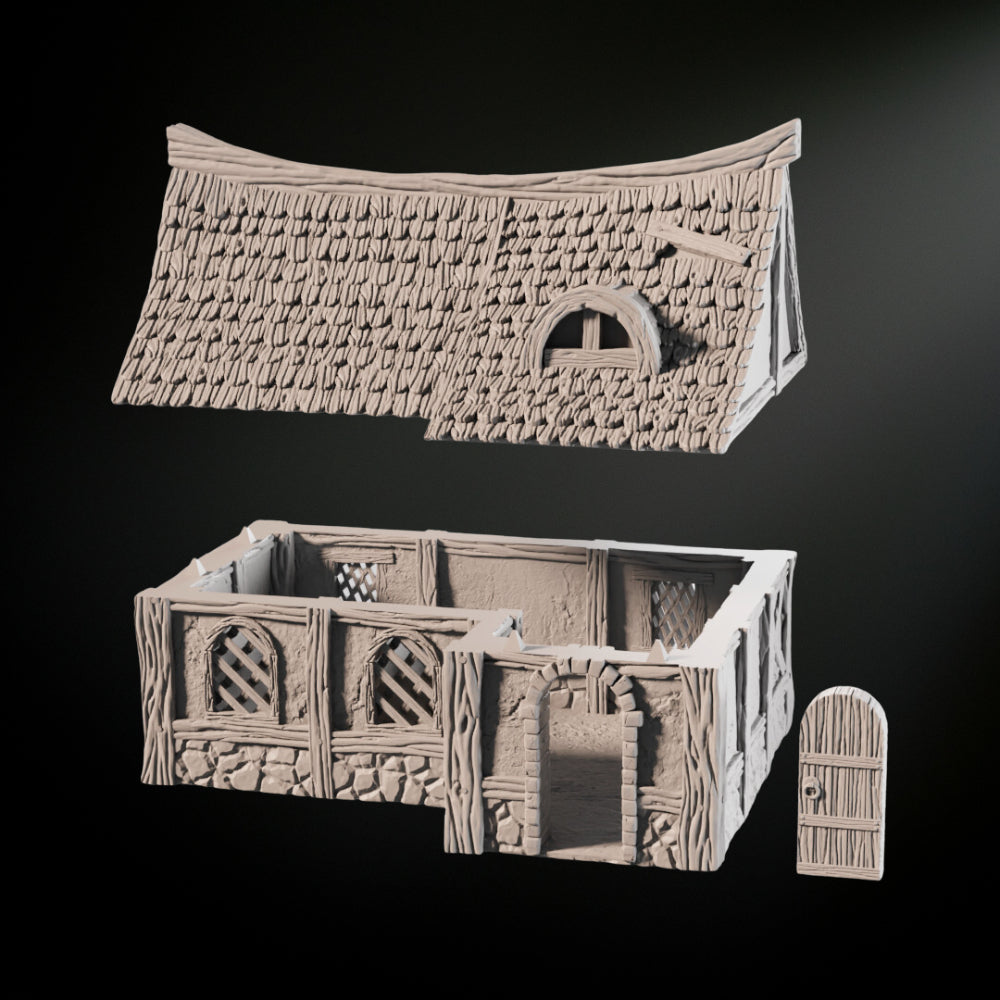 Medieval Mason House - Tabletop Terrain