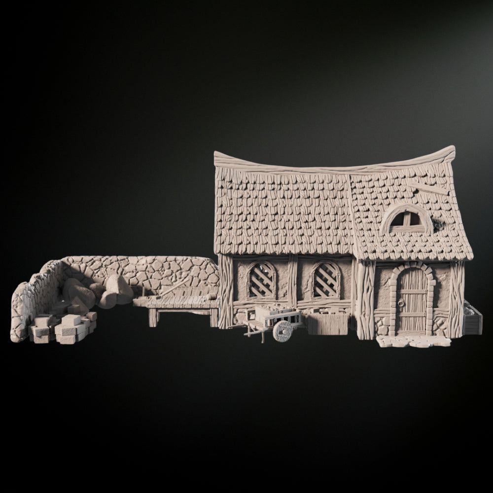 Medieval Mason House - Tabletop Terrain