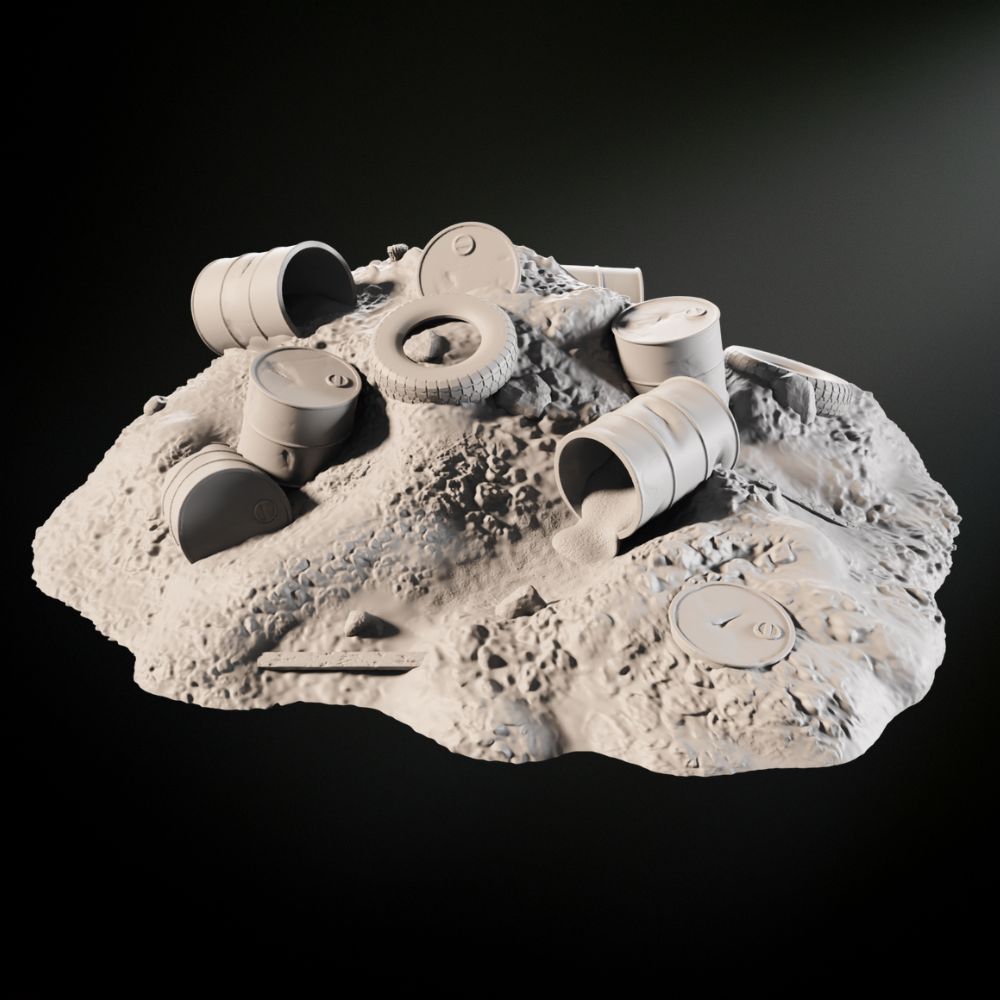 Industrial Waste Pile - Tabletop Terrain