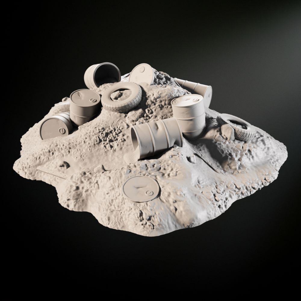 Industrial Waste Pile - Tabletop Terrain