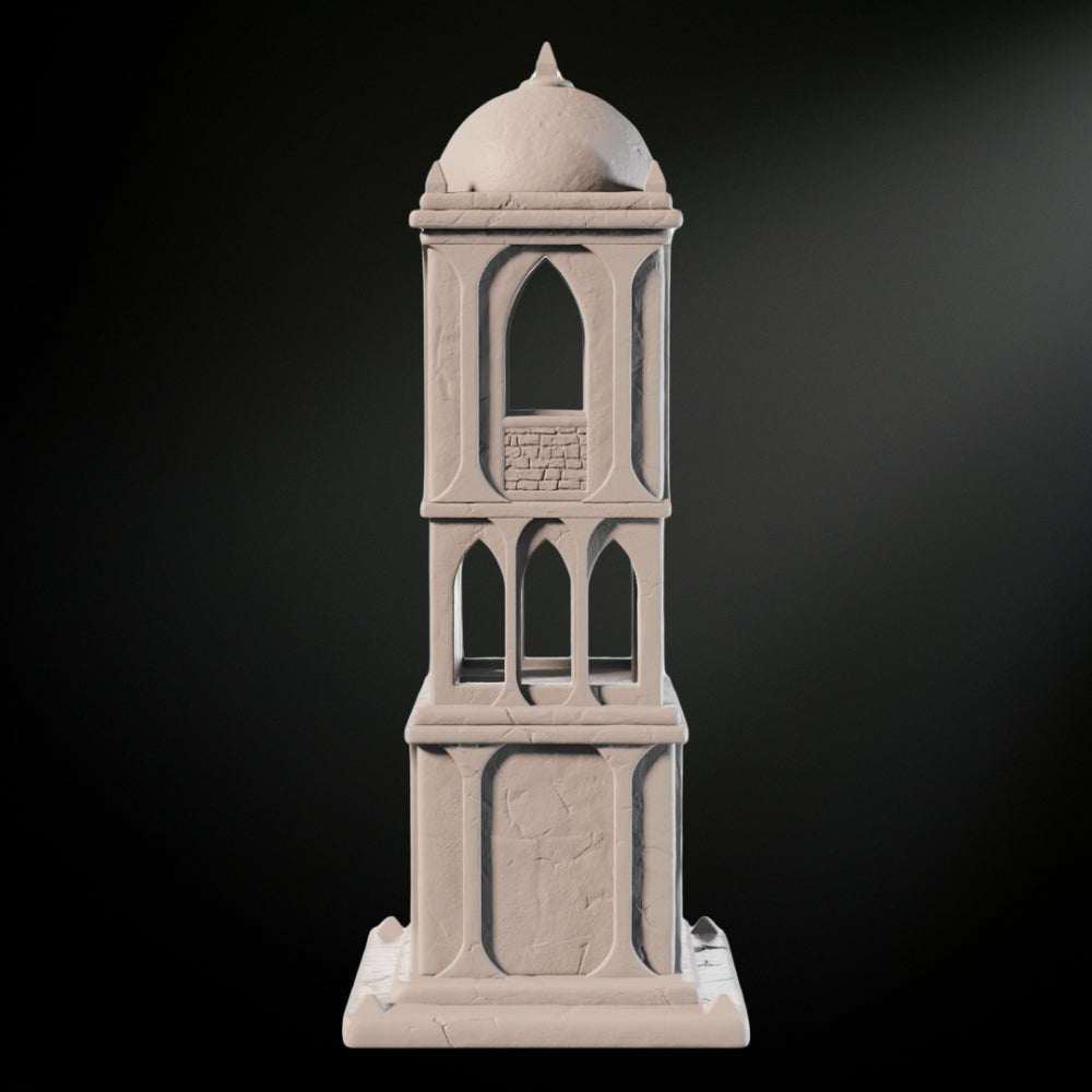 Sci-Fi Desert Watchtower