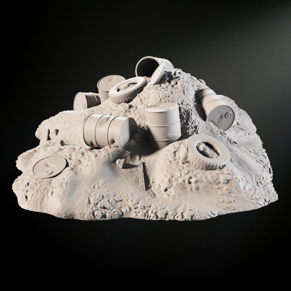 Industrial Waste Pile - Tabletop Terrain