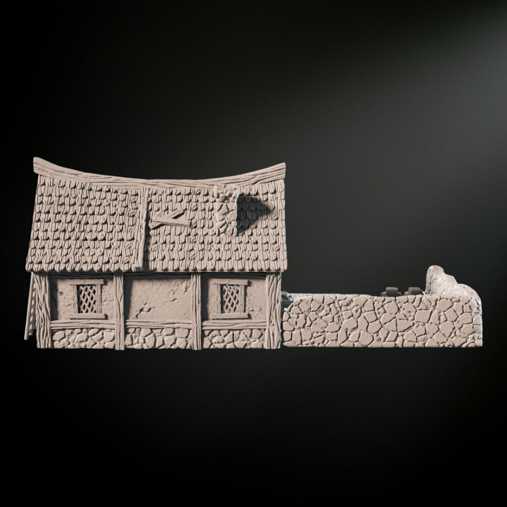 Medieval Mason House - Tabletop Terrain