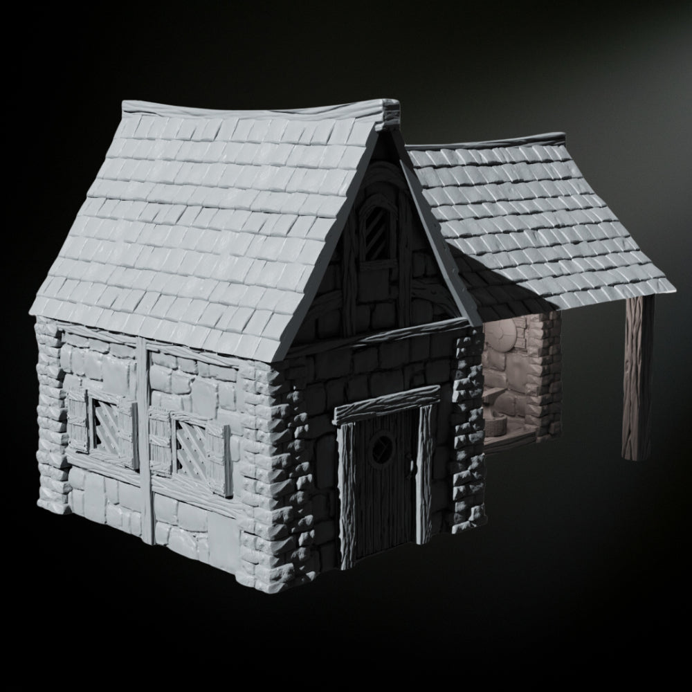 Medieval Blacksmith House - Tabletop Terrain
