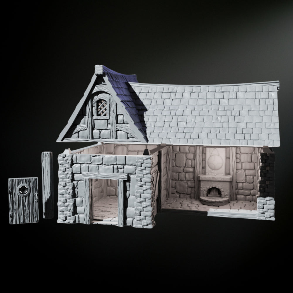 Medieval Blacksmith House - Tabletop Terrain