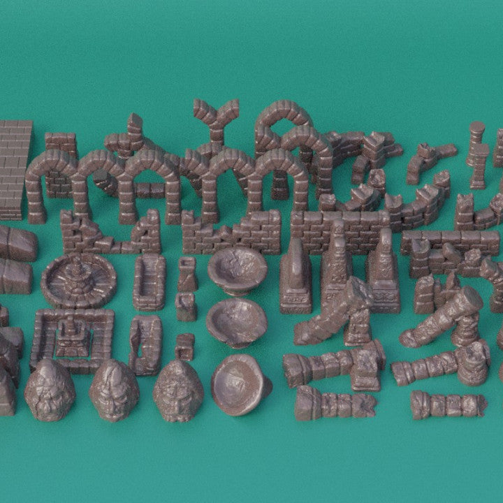 Ancient Ruins- Tabletop Terrain