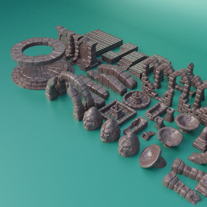 Ancient Ruins- Tabletop Terrain