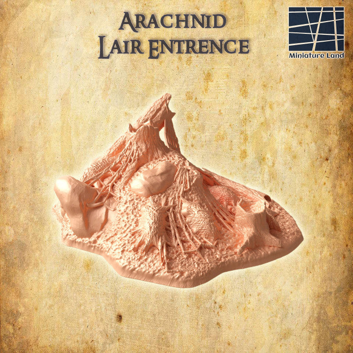 Arachnid Lair Entrance - Tabletop Terrain - 28 MM