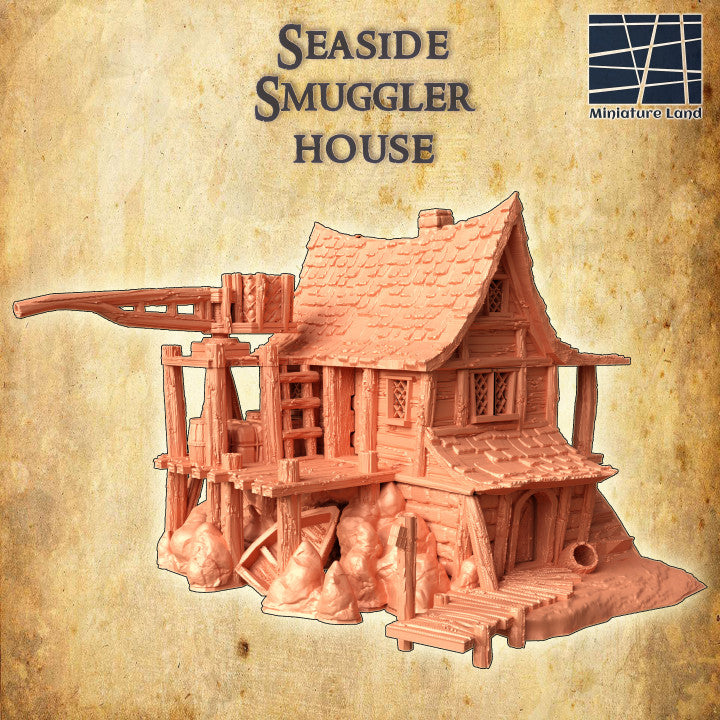 Seaside Smuggler House - Tabletop Terrain