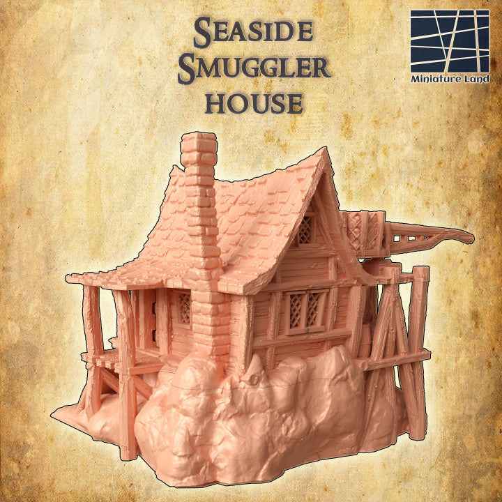 Seaside Smuggler House - Tabletop Terrain