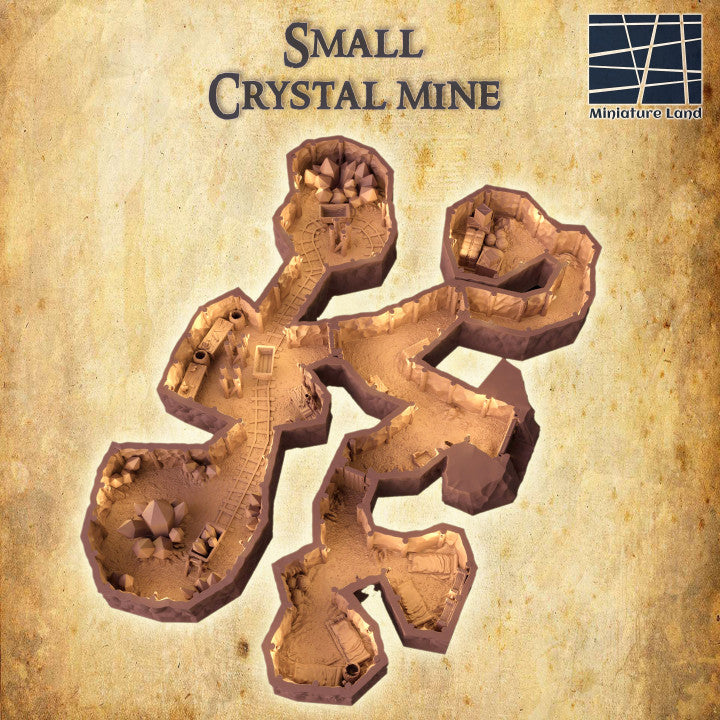 Small Crystal Mine - Tabletop Terrain