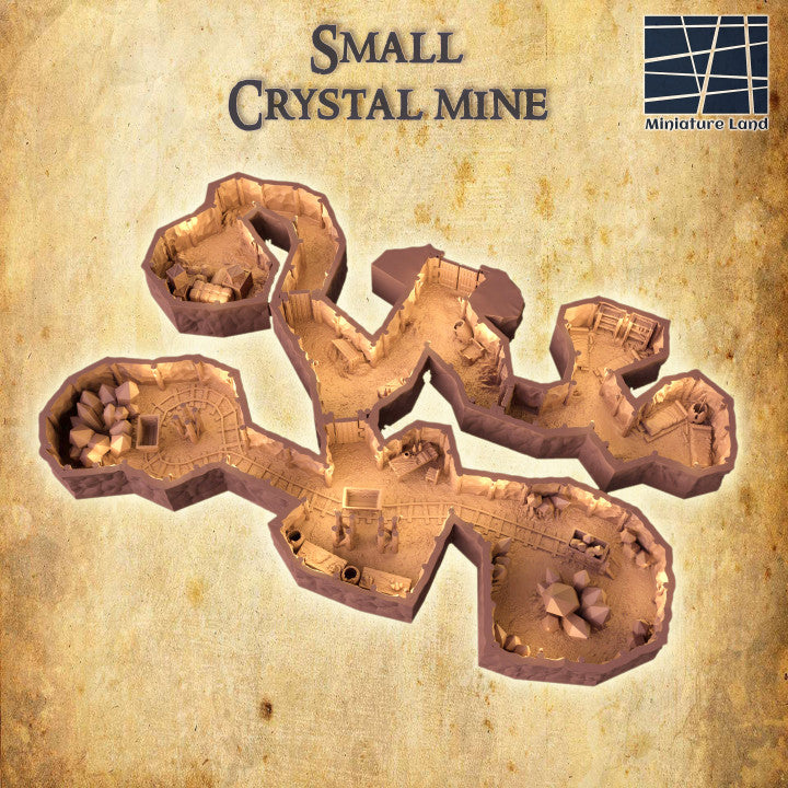 Small Crystal Mine - Tabletop Terrain