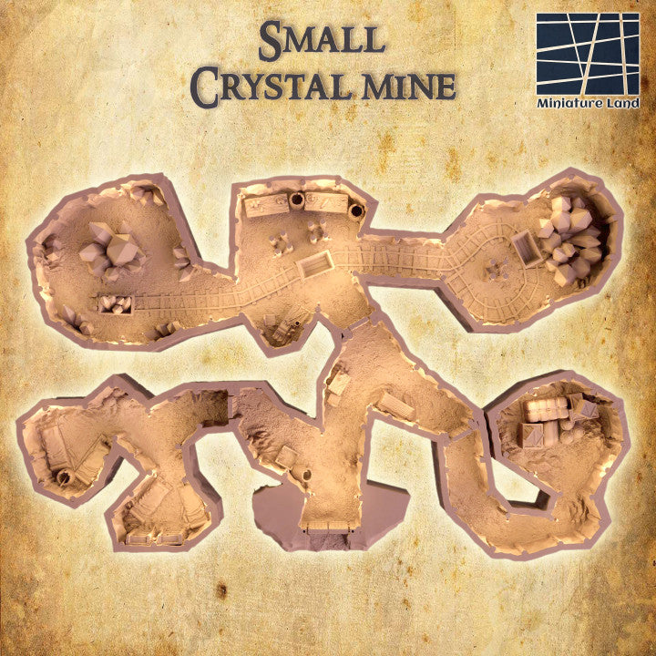 Small Crystal Mine - Tabletop Terrain