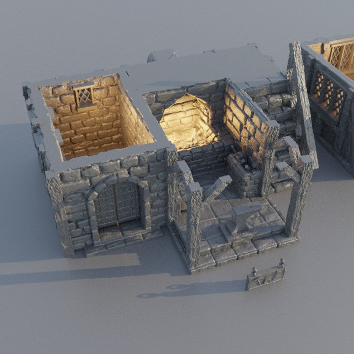 Town Blacksmith - Tabletop Terrain
