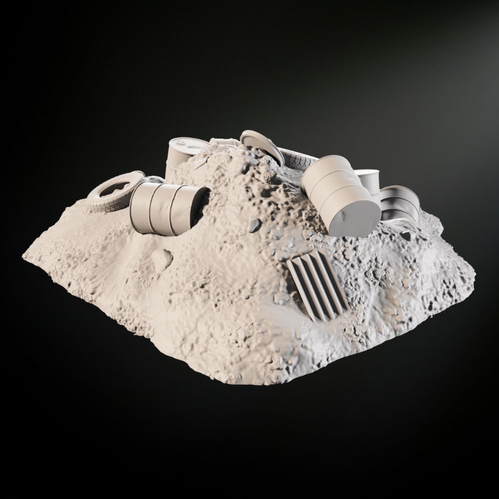 Industrial Waste Pile - Tabletop Terrain