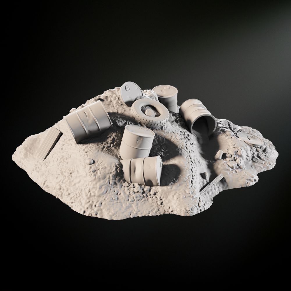 Industrial Waste Pile - Tabletop Terrain