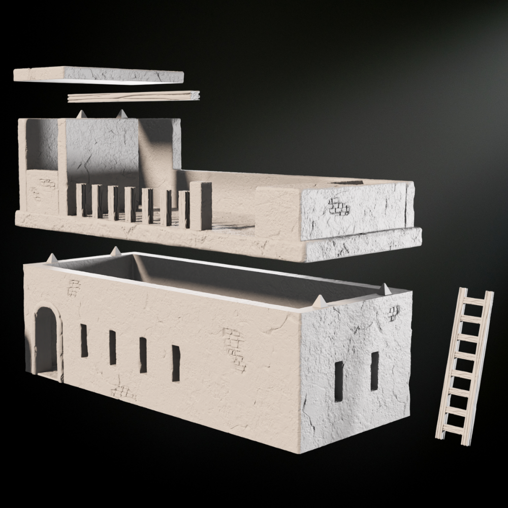 Sci-Fi Desert House XV - Tabletop Terrain