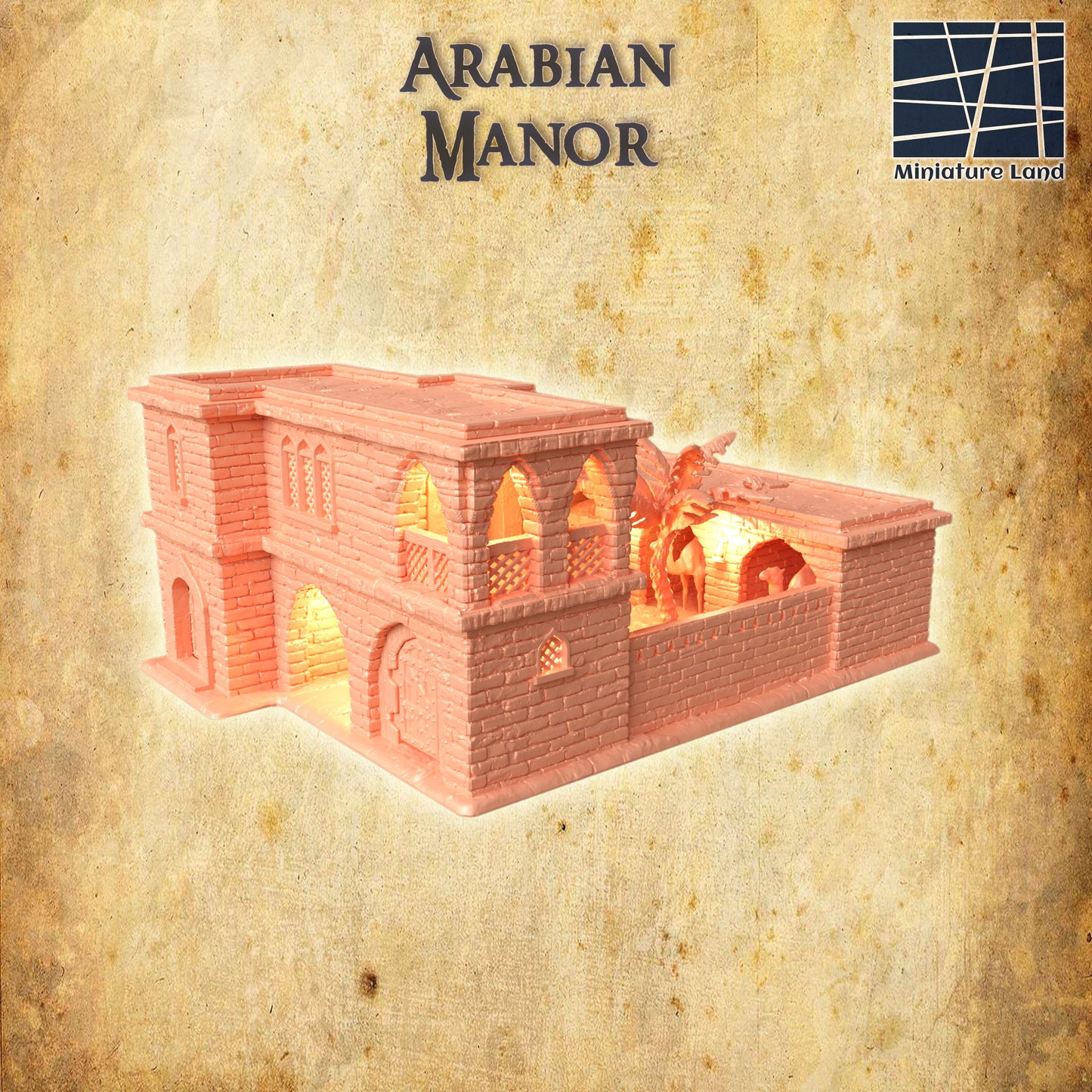 Arabian Manor - Tabletop Terrain - Desert Terrain