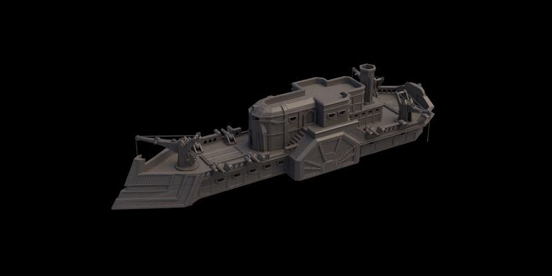 Dwarf Steam Ship