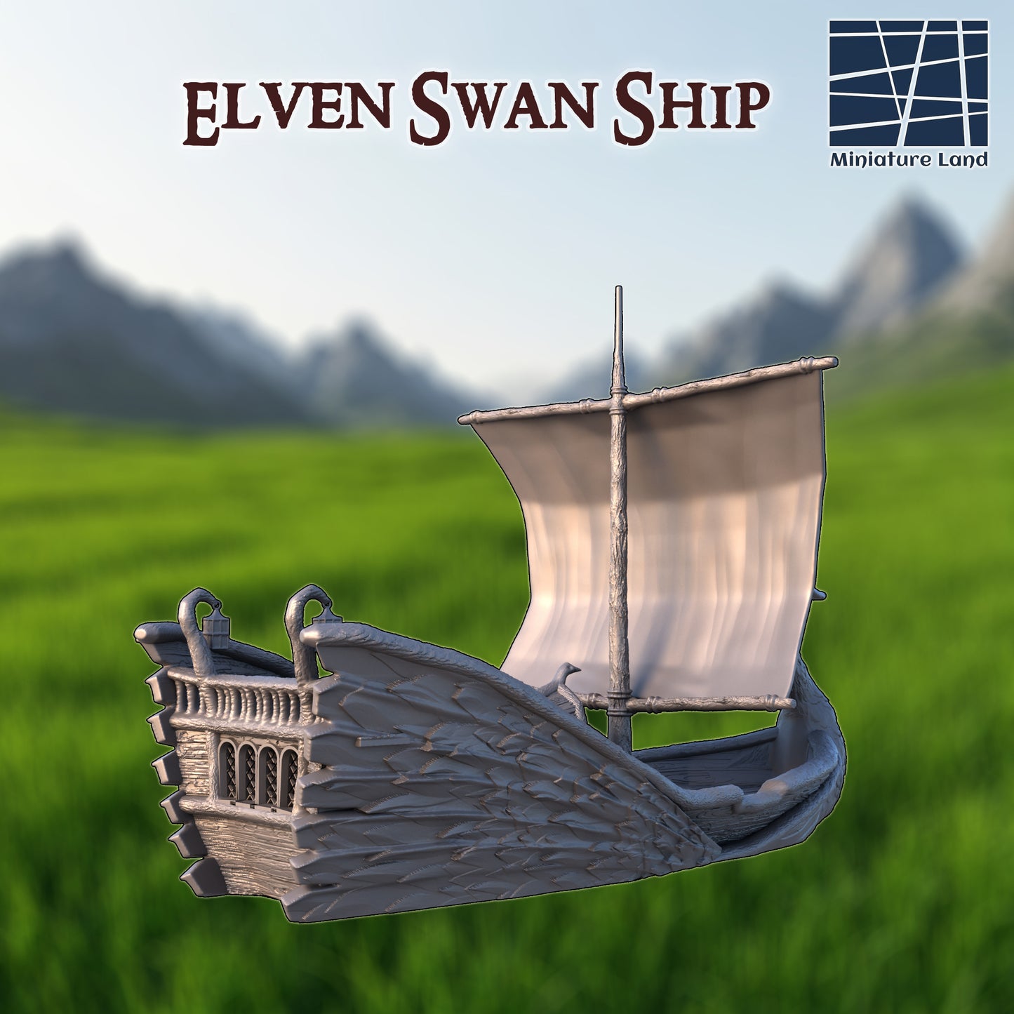 Elven Swan Ship
