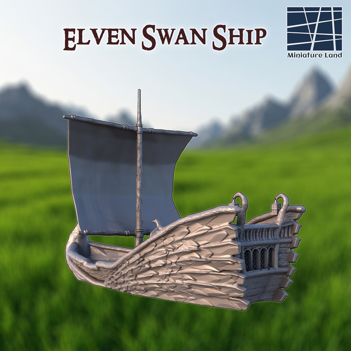 Elven Swan Ship