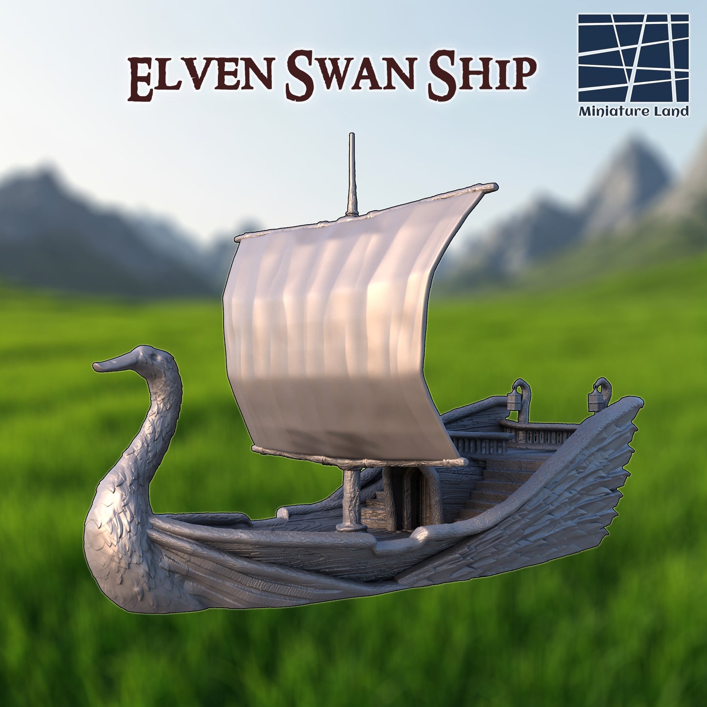 Elven Swan Ship