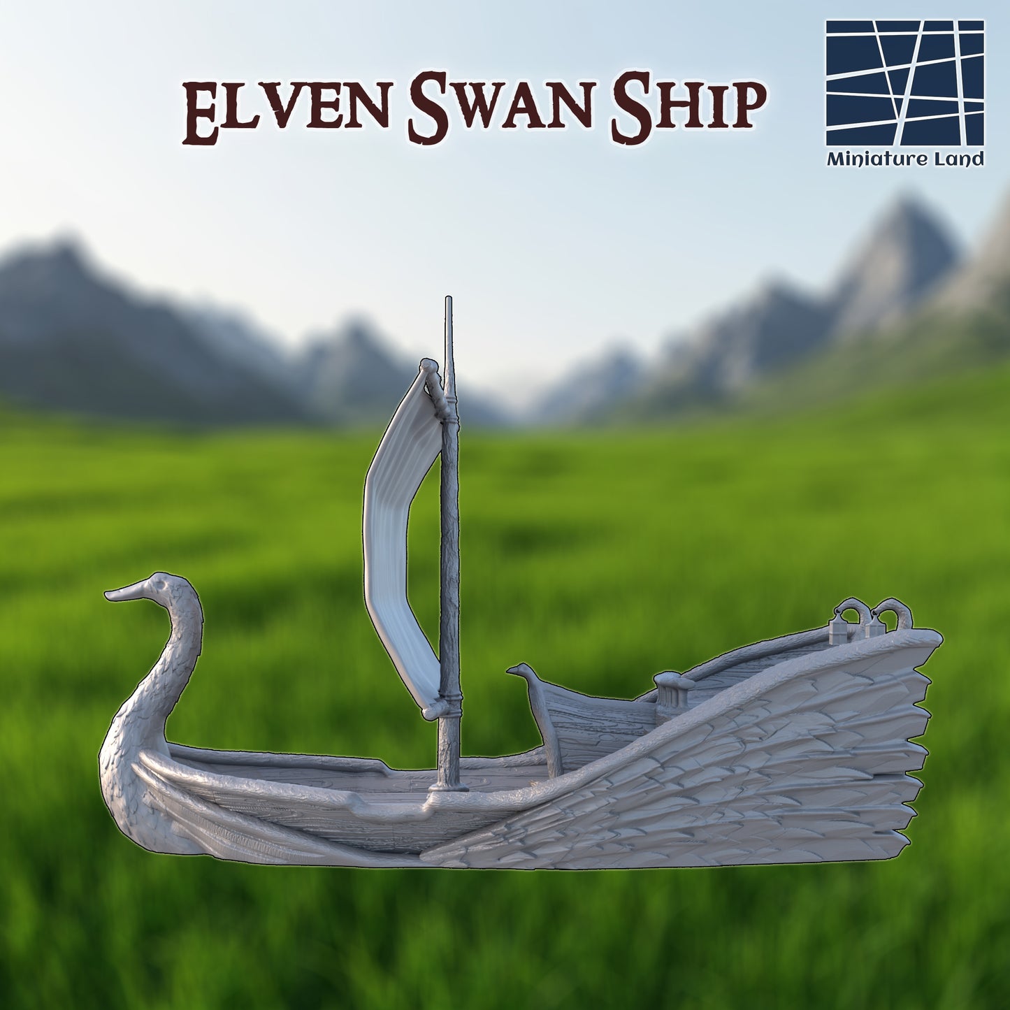 Elven Swan Ship