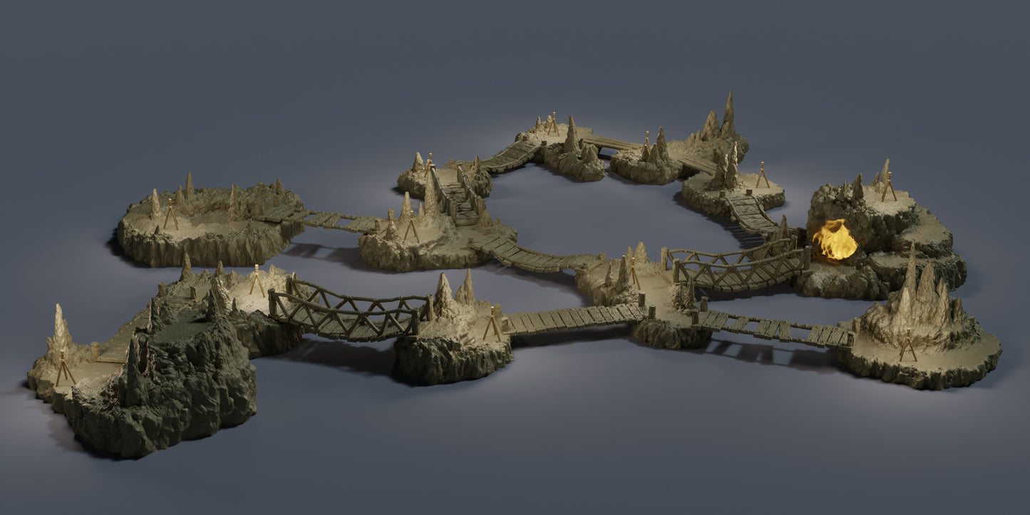 Raised Cavern Terrain Pack