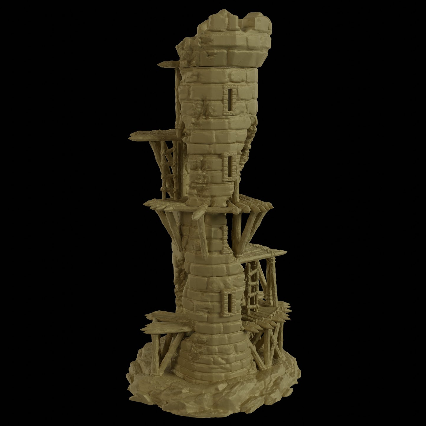Infested Lookout Tower - Tabletop Terrain