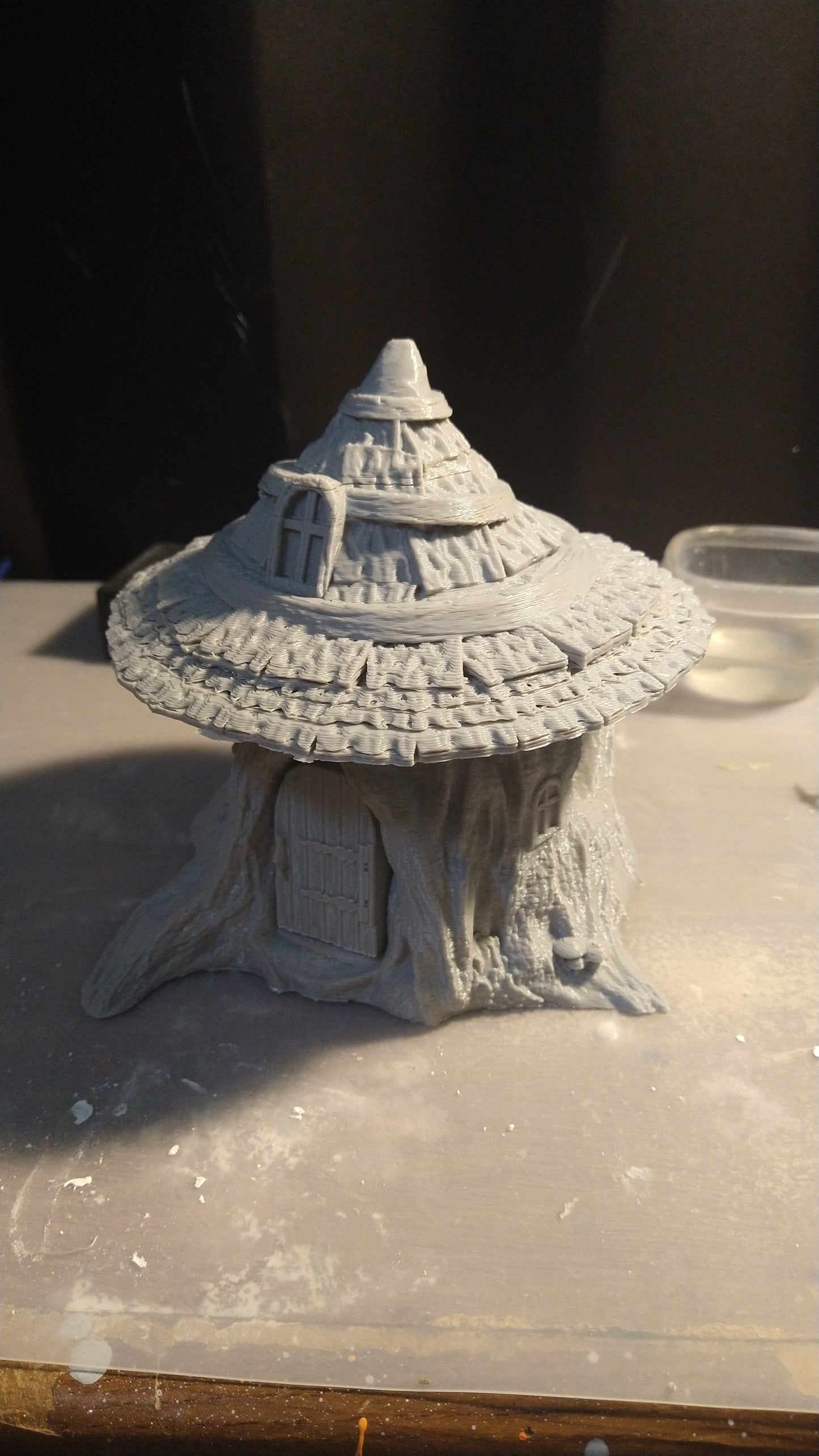 Tree Stump Fantasy House - Tabletop Terrain