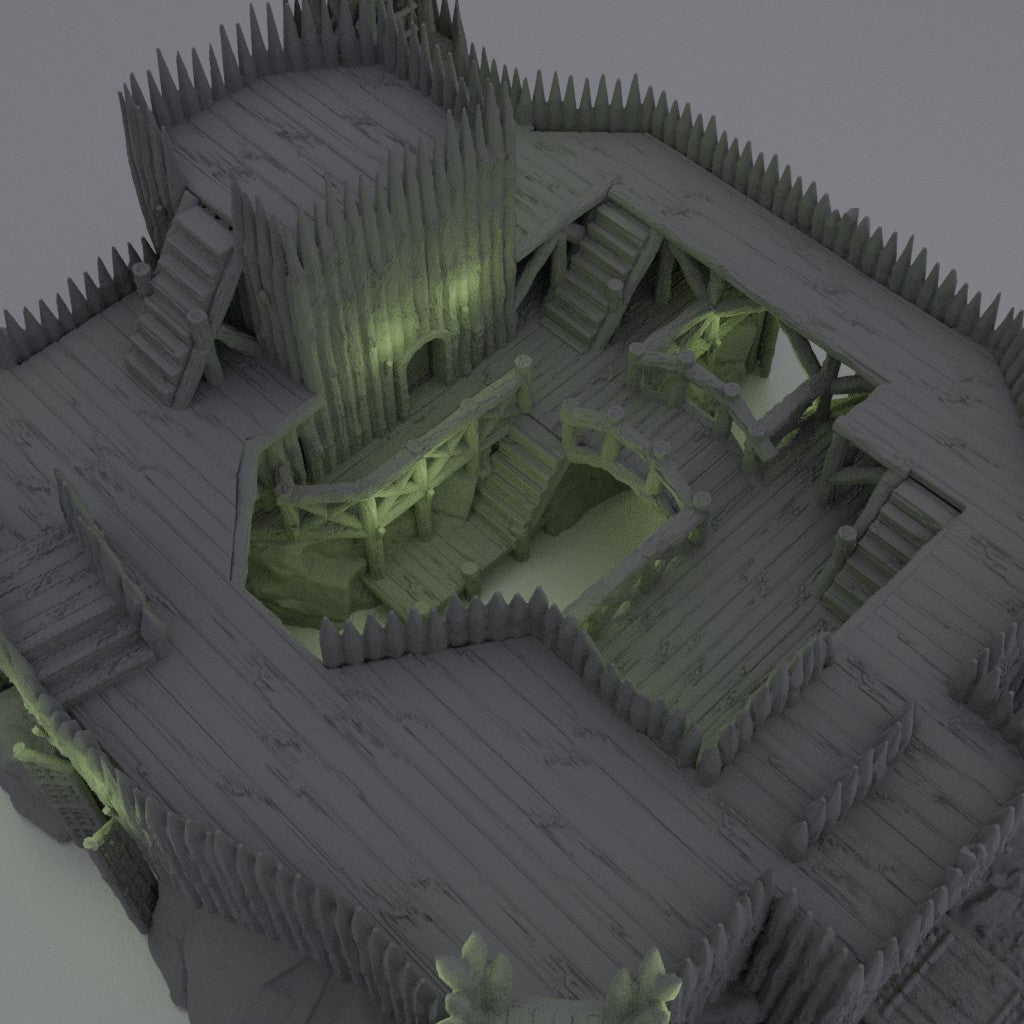 Fortified River Camp - Tabletop Terrain