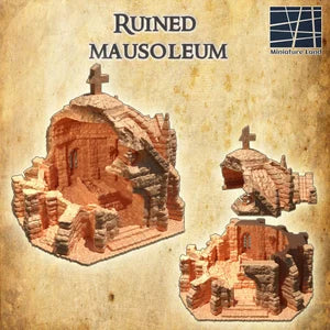 Ruined Mausoleum - Tabletop Terrain