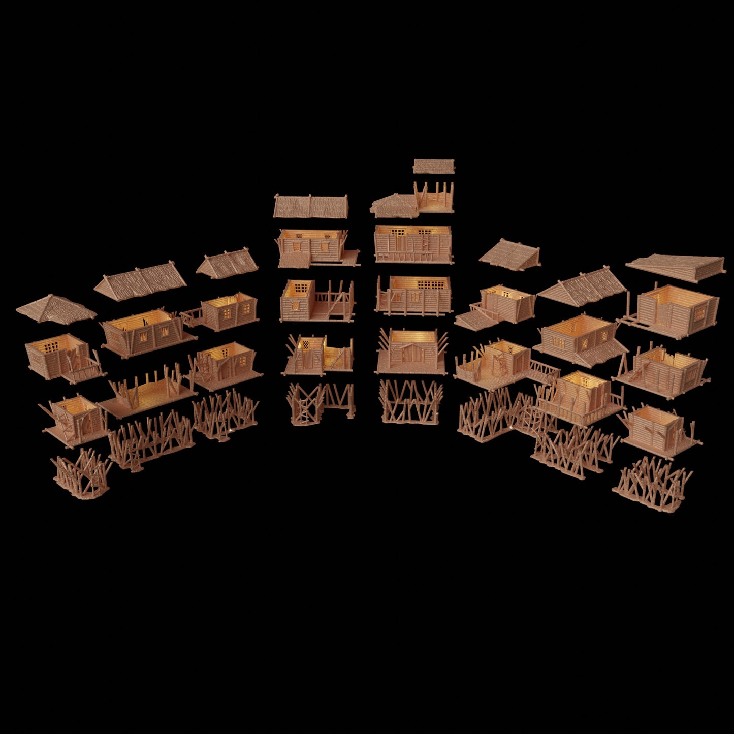 Marsh Settlement - Tabletop Terrain