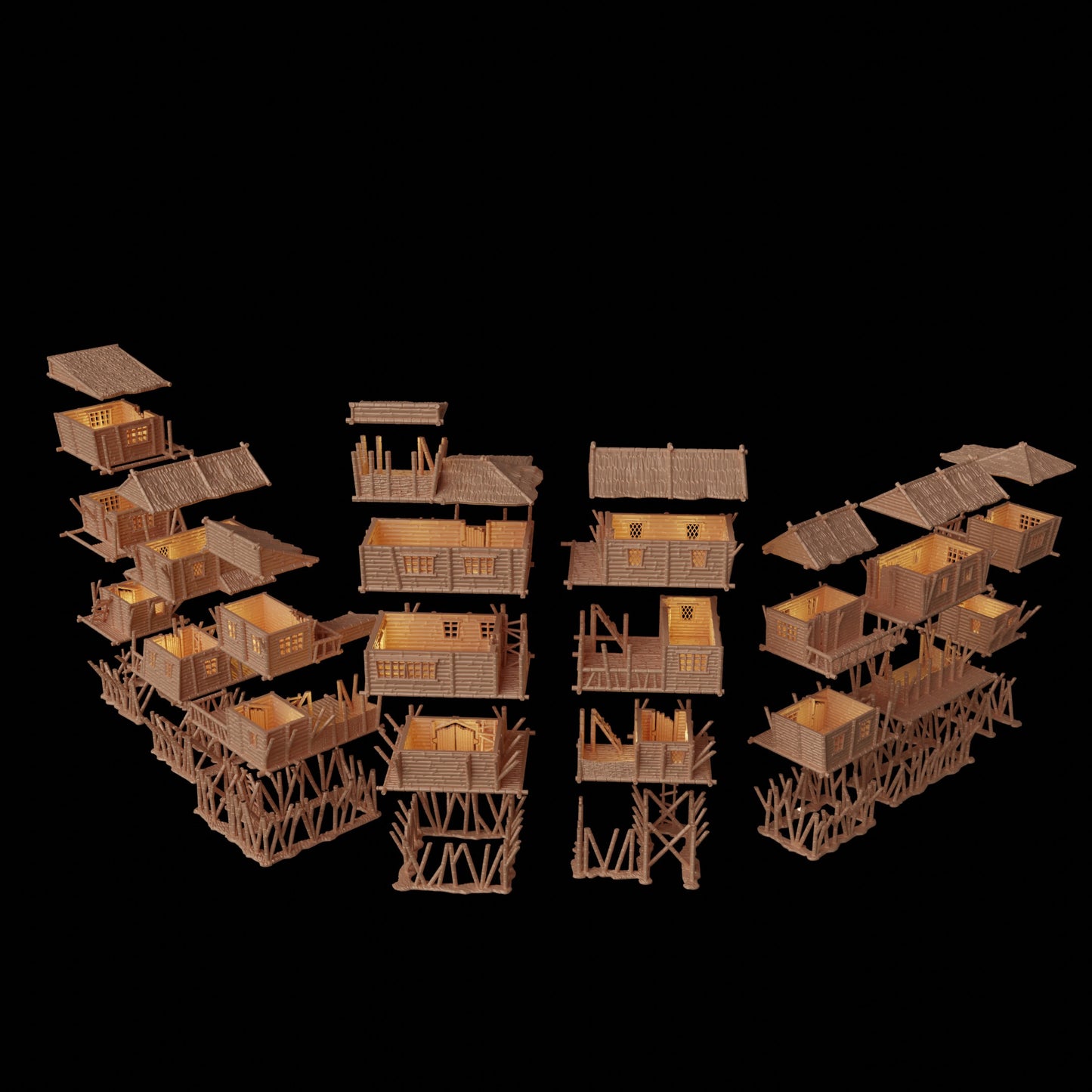 Marsh Settlement - Tabletop Terrain