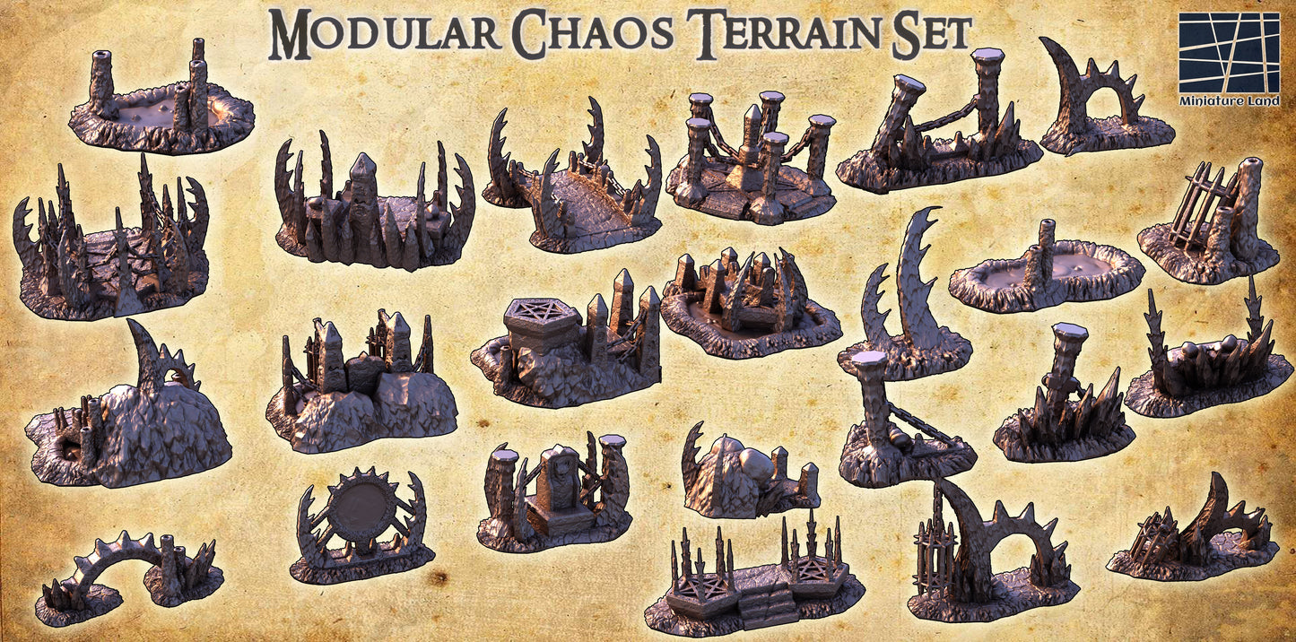 Modular Chaos Terrain Set