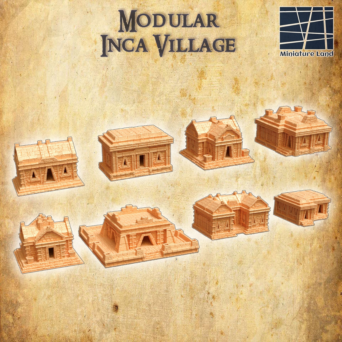 Modular Inca Village - Tabletop Terrain