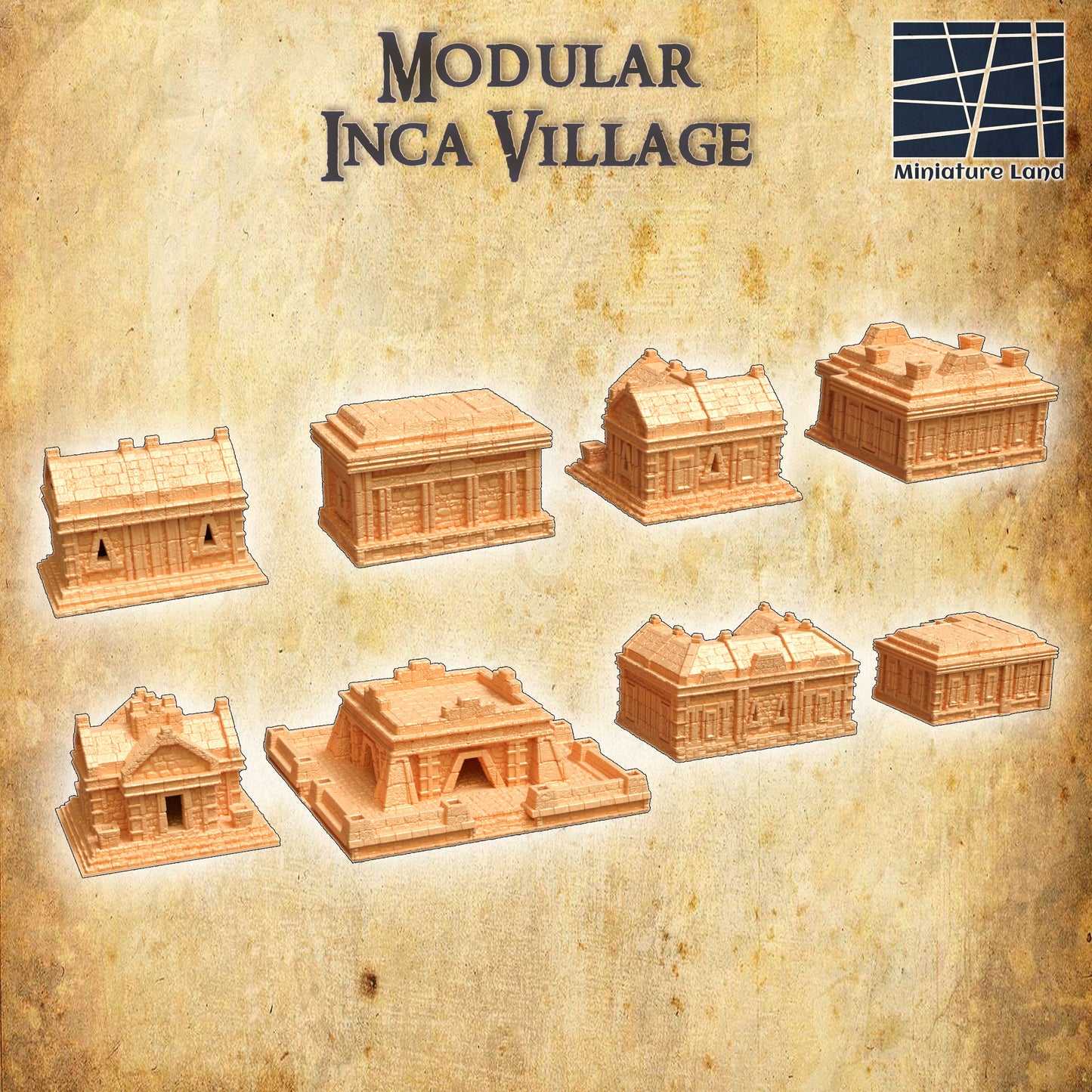 Modular Inca Village - Tabletop Terrain