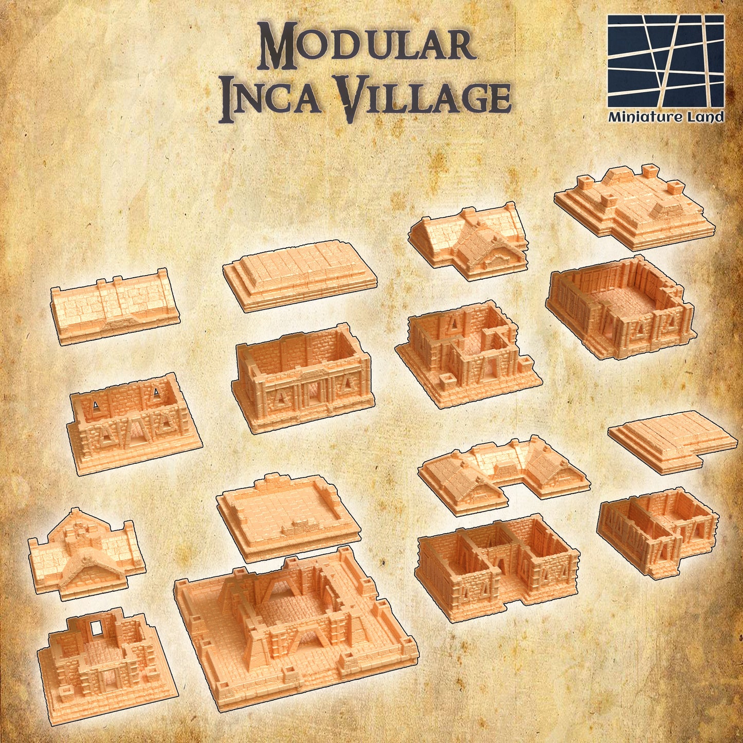Modular Inca Village - Tabletop Terrain