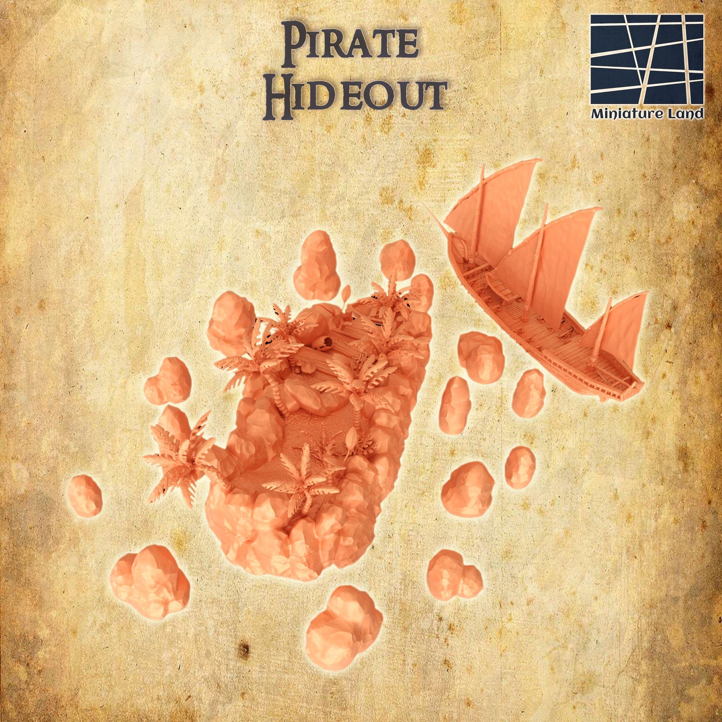 Pirate Hideout - Tabletop Terrain