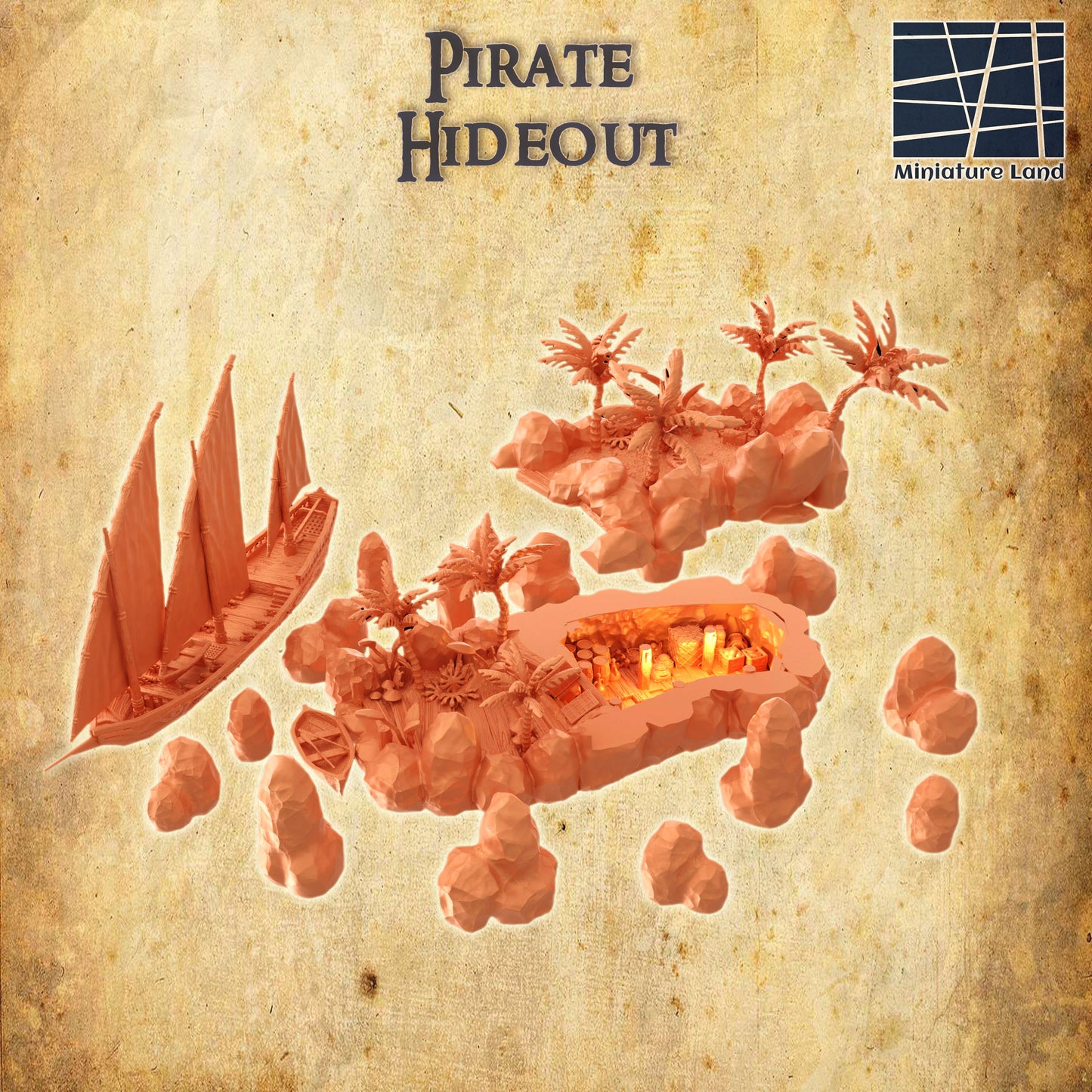 Pirate Hideout - Tabletop Terrain