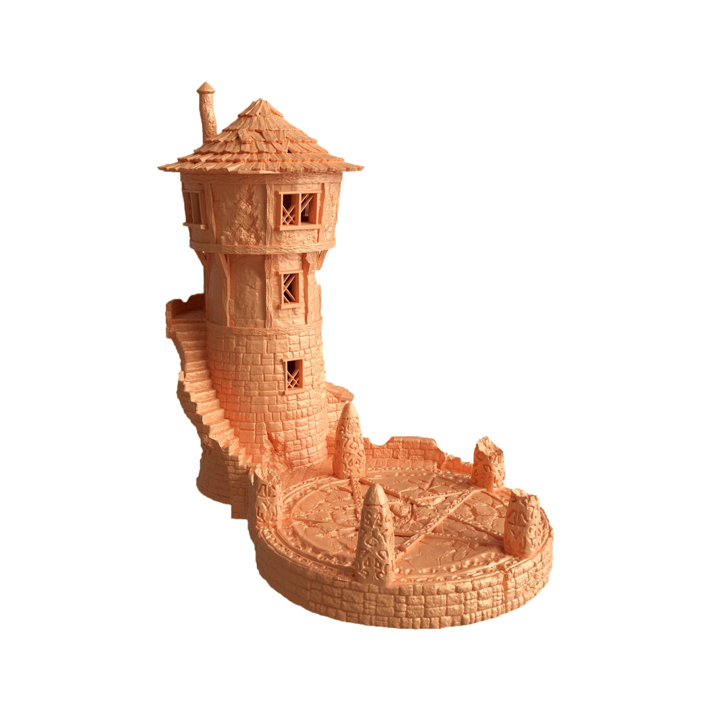 Abandoned Magician's Tower, DnD Mage Tower, Miniatureland