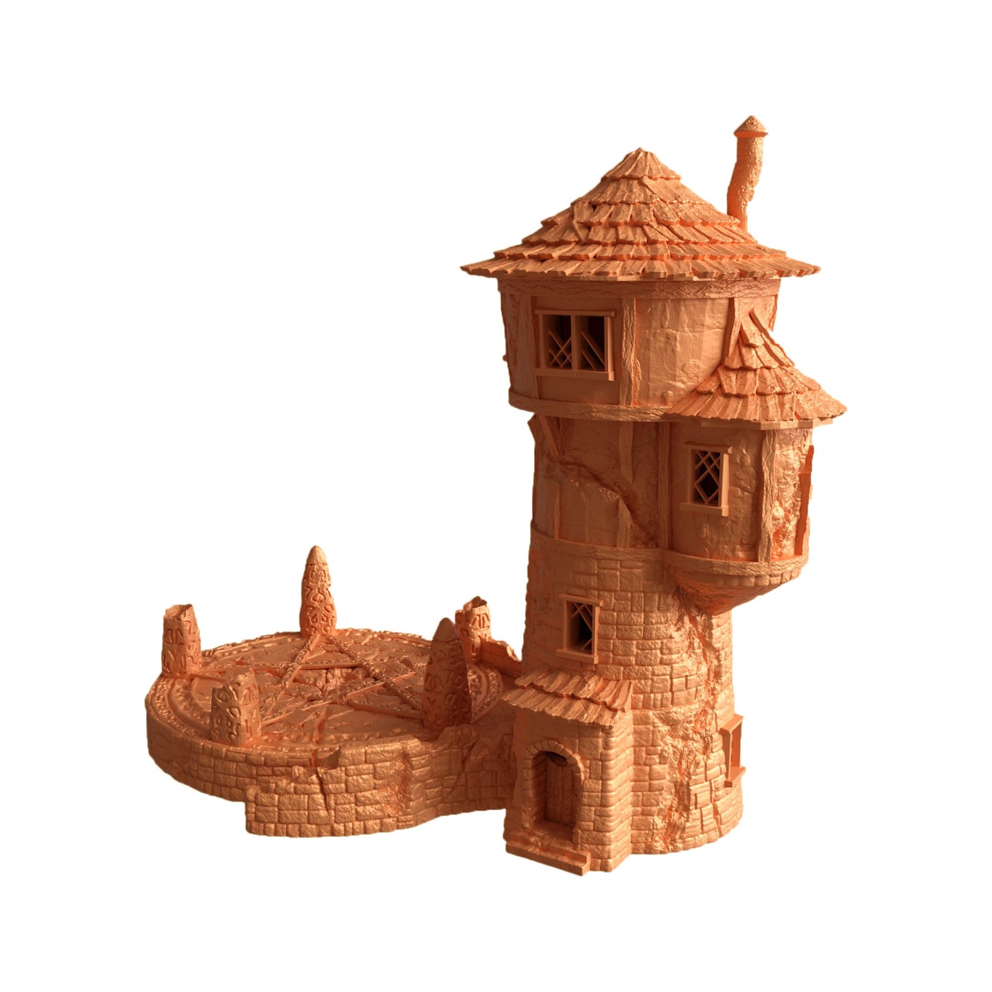 Abandoned Magician's Tower, DnD Mage Tower, Miniatureland