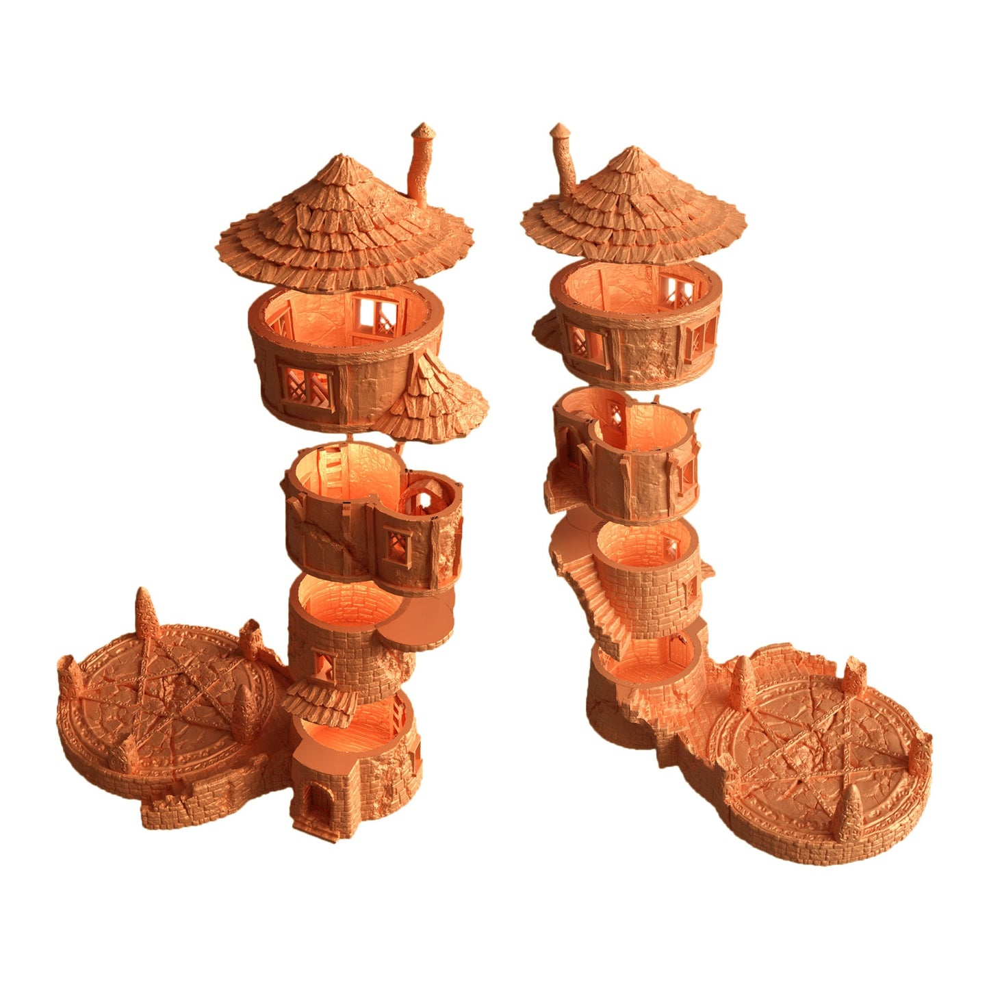 Abandoned Magician's Tower, DnD Mage Tower, Miniatureland