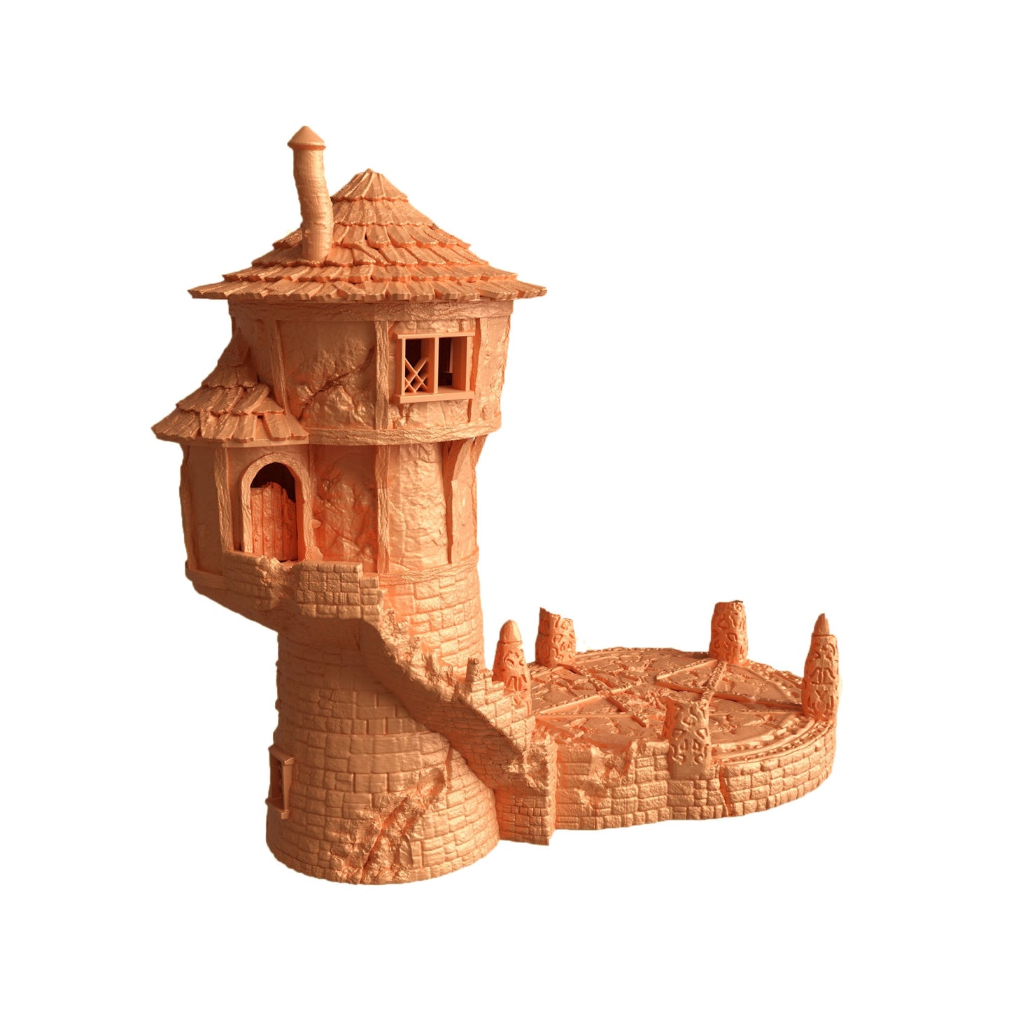 Abandoned Magician's Tower, DnD Mage Tower, Miniatureland