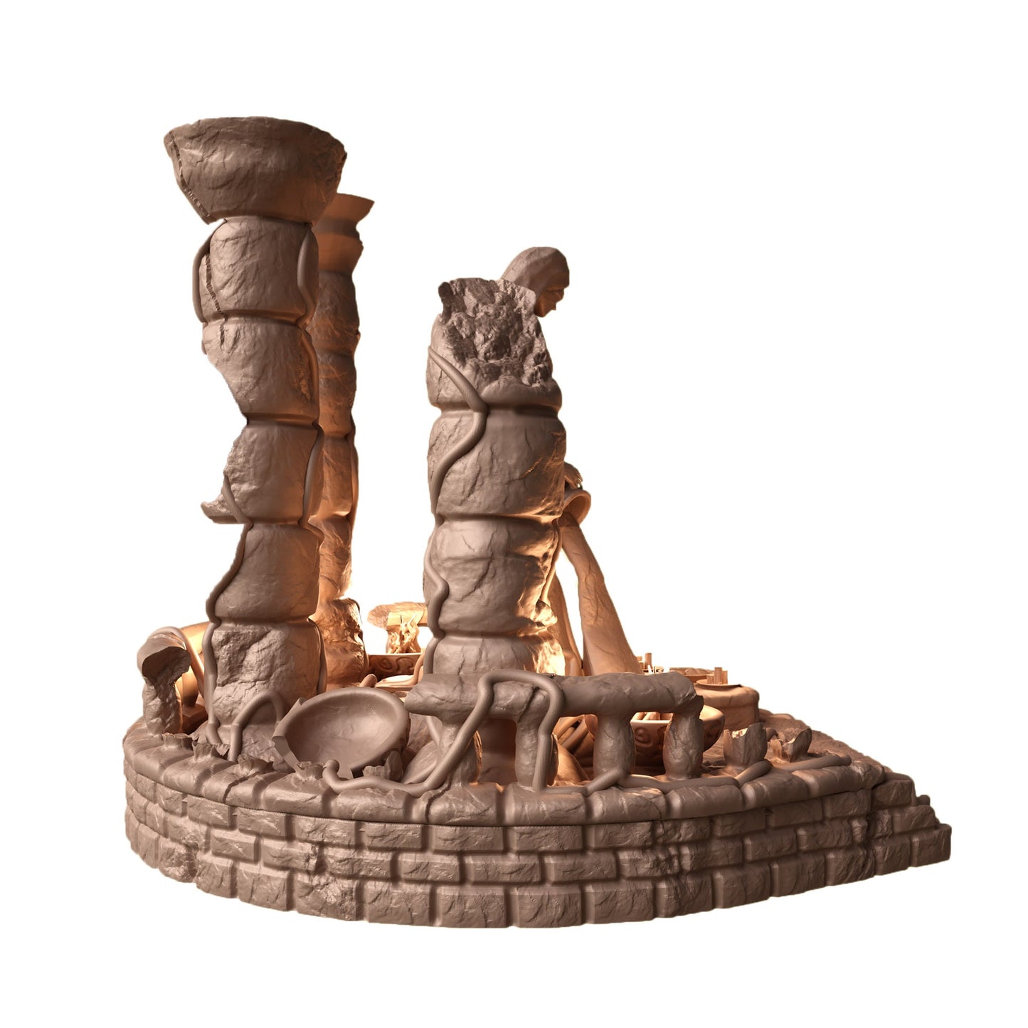 Shrine of Life DnD Terrain, DnD Shrine, MiniatureLand