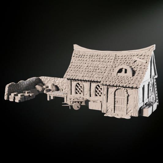 Medieval Mason House - Tabletop Terrain