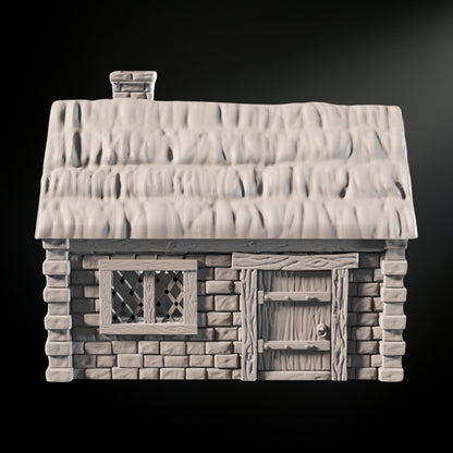 Medieval Cottage House 2 - Tabletop Terrain
